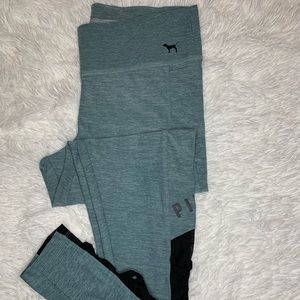 Pink Workout Leggings with Mesh details